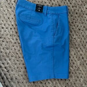 J. Crew womens Vibrant Blue Flat Front Shorts